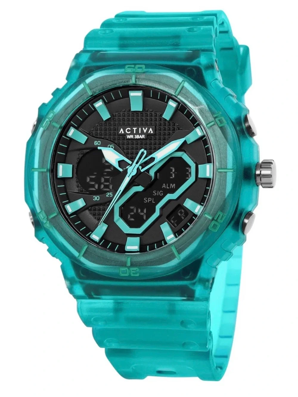 133: Activa ACW8120-004 Aqua Blue Ana-Digi Watch
